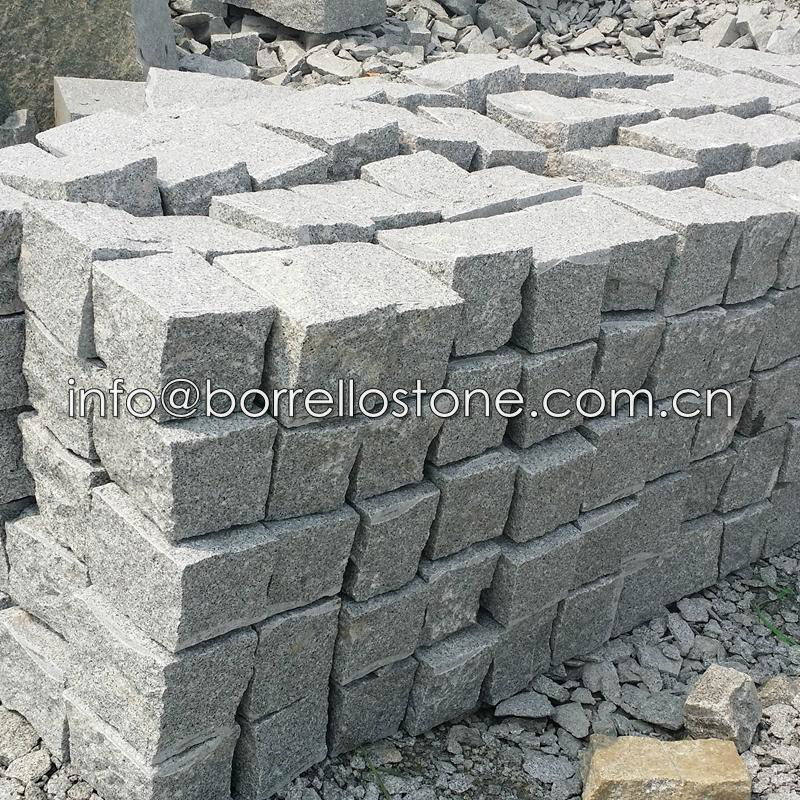 G341 grey granite cube setts 4