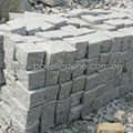 G341 grey granite cube setts