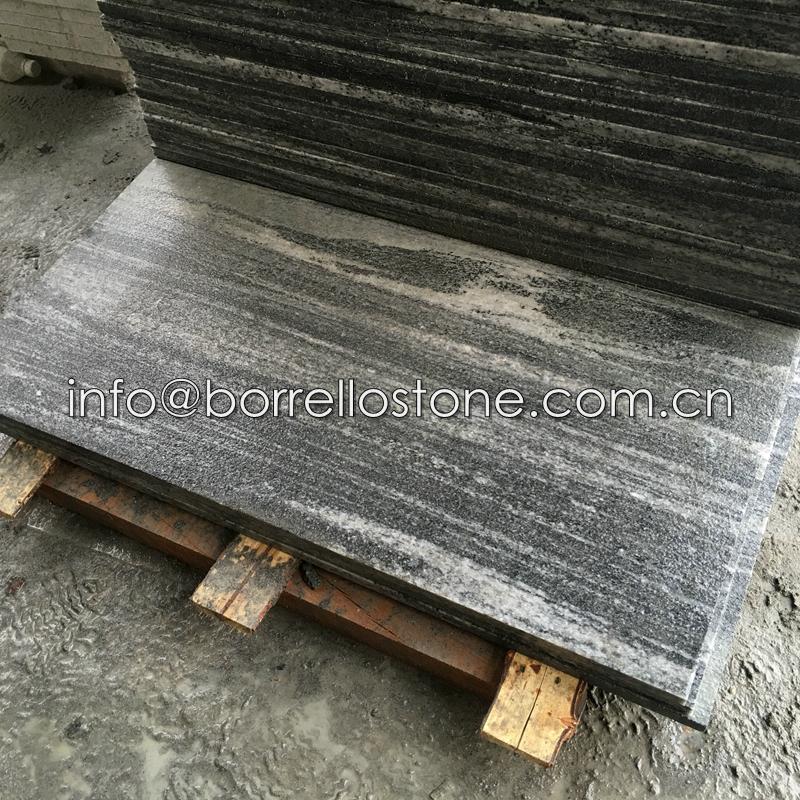 Nero Santiago Granite floor tile 3