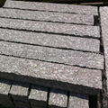 grey granite stone fence 2