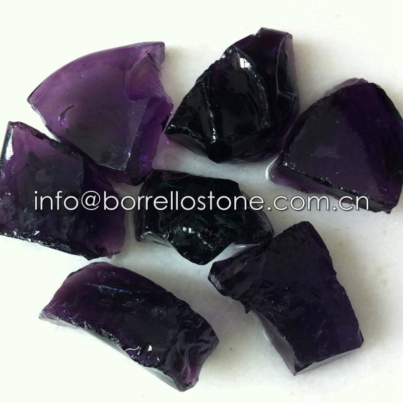 crystal color glass rock for craft Borrello Stone (China Manufacturer