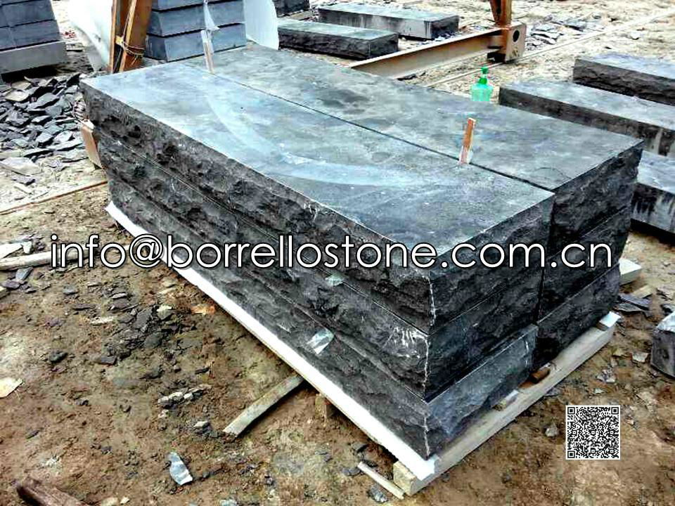 tumbled blue limestone paver 5