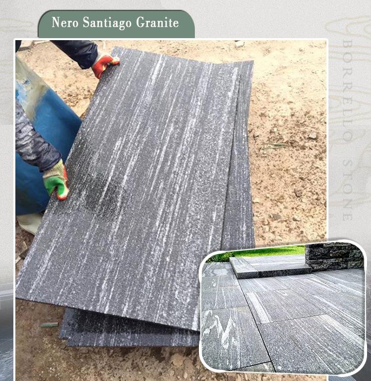 Nero Santiago grey granite