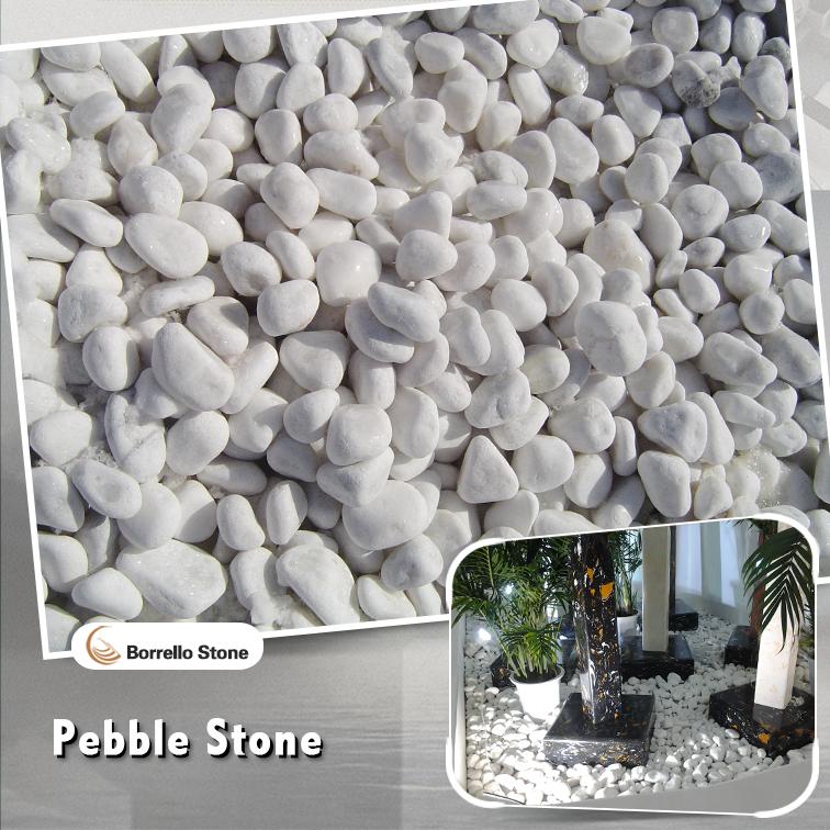 10-20mm white pebble stone