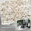 pearl white pebble stone