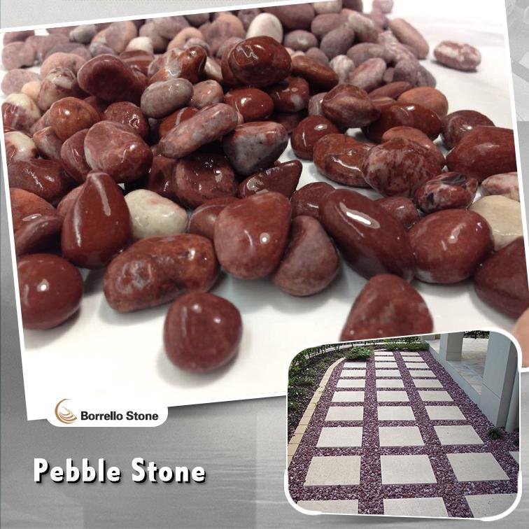 red pebble stone