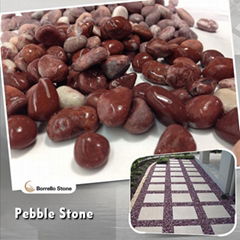 red pebble stone