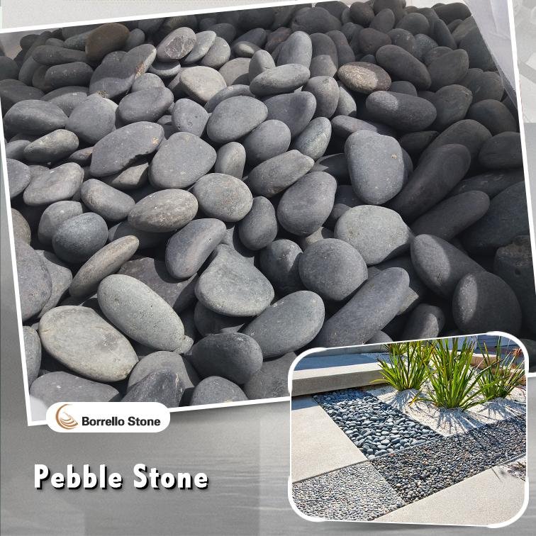 blue river pebble stone