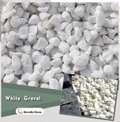 white stone gravel
