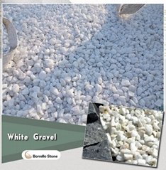 garden landscaping white gravel 10-20mm