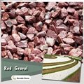 red stone gravel
