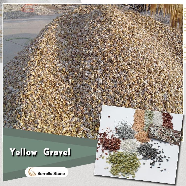 yellow stone gravel