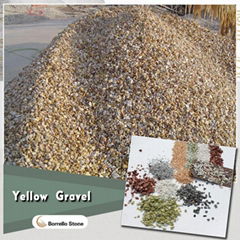 yellow stone gravel