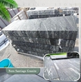 G302 grey granite block steps 1