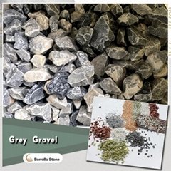 grey stone aggregate gravel