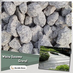 white granite stone chips