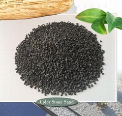 black basalt stone sand