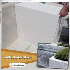 white marble tile