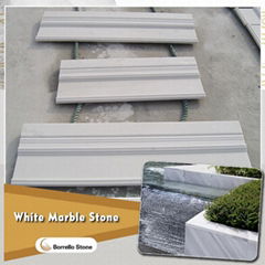 white marble basaboard