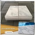 grey marble pool edge
