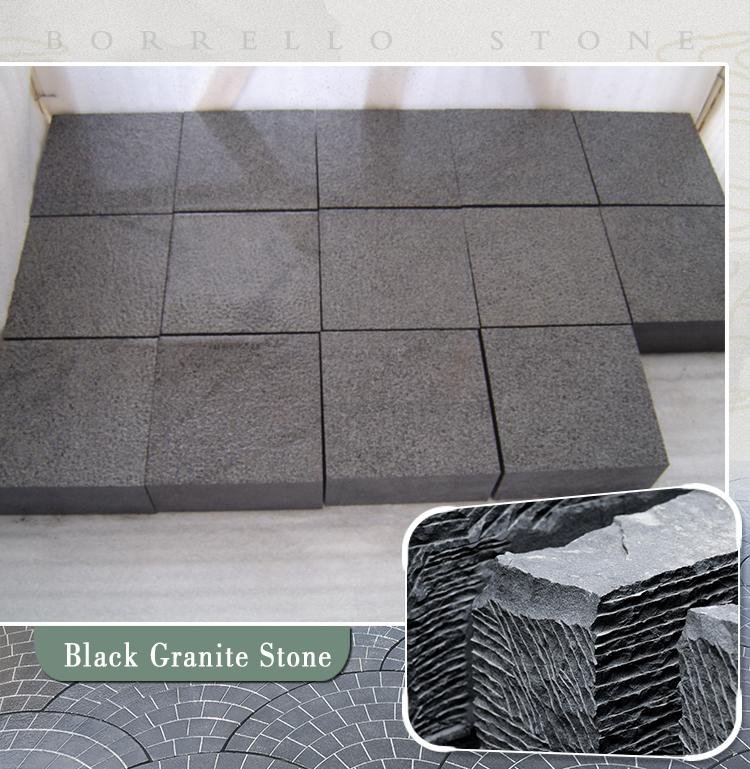 Flamed Black Basalt Stone Tile, Basalt Stone Tile