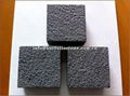 flamed black basalt stone tile