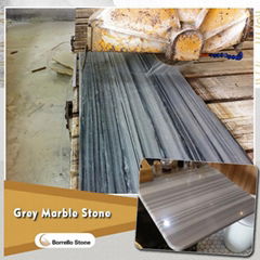 strip vein grey marble