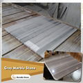 wooden grey marble slab