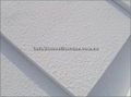 bush hammered white marble stone