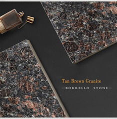 Tan brown granite