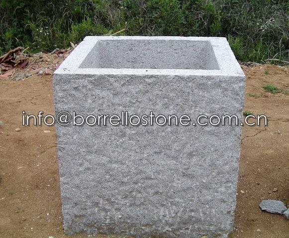 marble and granite stone planter 2