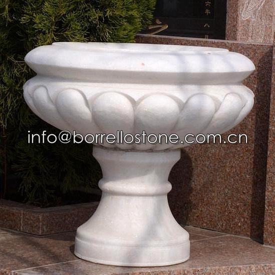 marble and granite stone planter 3