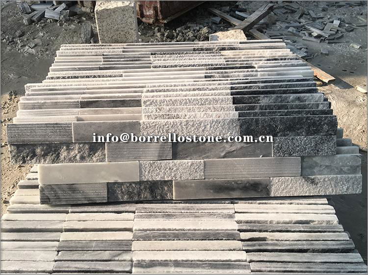 grey marble stone ledger panel 2