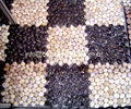 sliced pebble mosaic tile