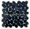 mesh back stone pebble mosaic