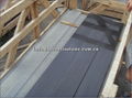 China jet black granite tile