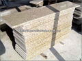 Tiger skin yellow granite cube 3