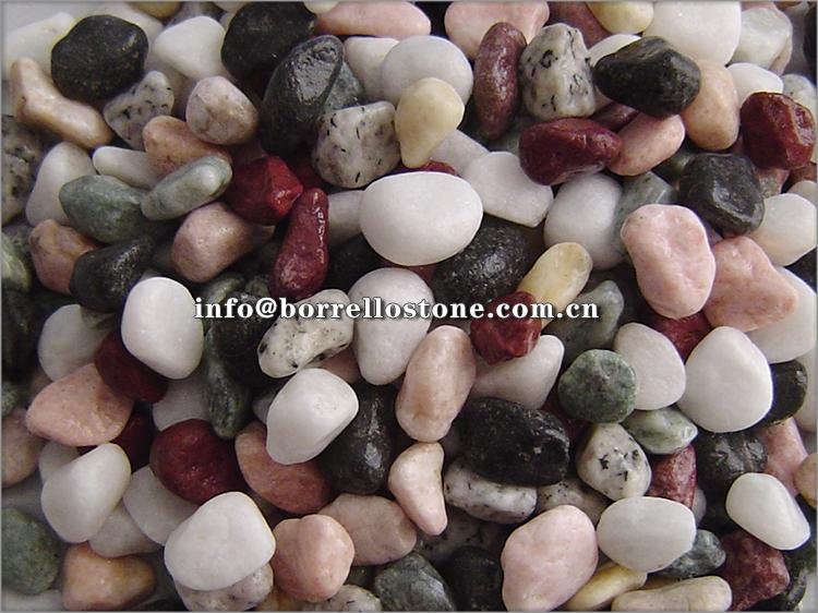 20-30mm color stone pebble for garden 2