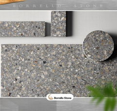 polished terrazzo tile for countertop