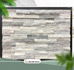 grey marble stone ledger panel