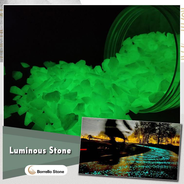 glow in the dark stone chips 