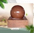 marble stone sphere fountain 