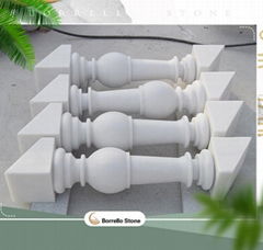 white marble stone handrill