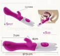 7 Functions G-spot Dual vibrator,sex toy , adult toy 2