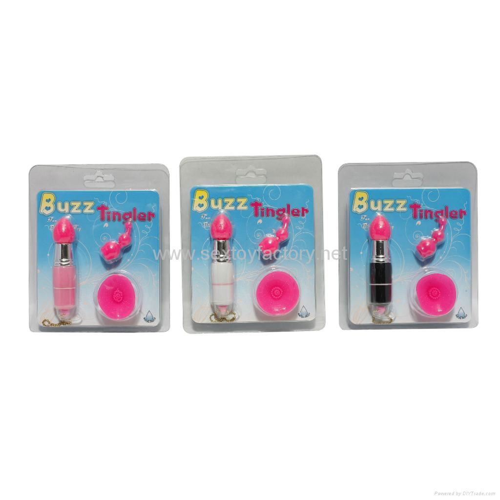 3 heads Mini Vibrator, sex toy ,adult toy