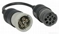 Heavy duty cable Deutsch SAE j1939 9pin to 6pin cable  1