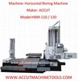 Horizontal boring mill borer - table