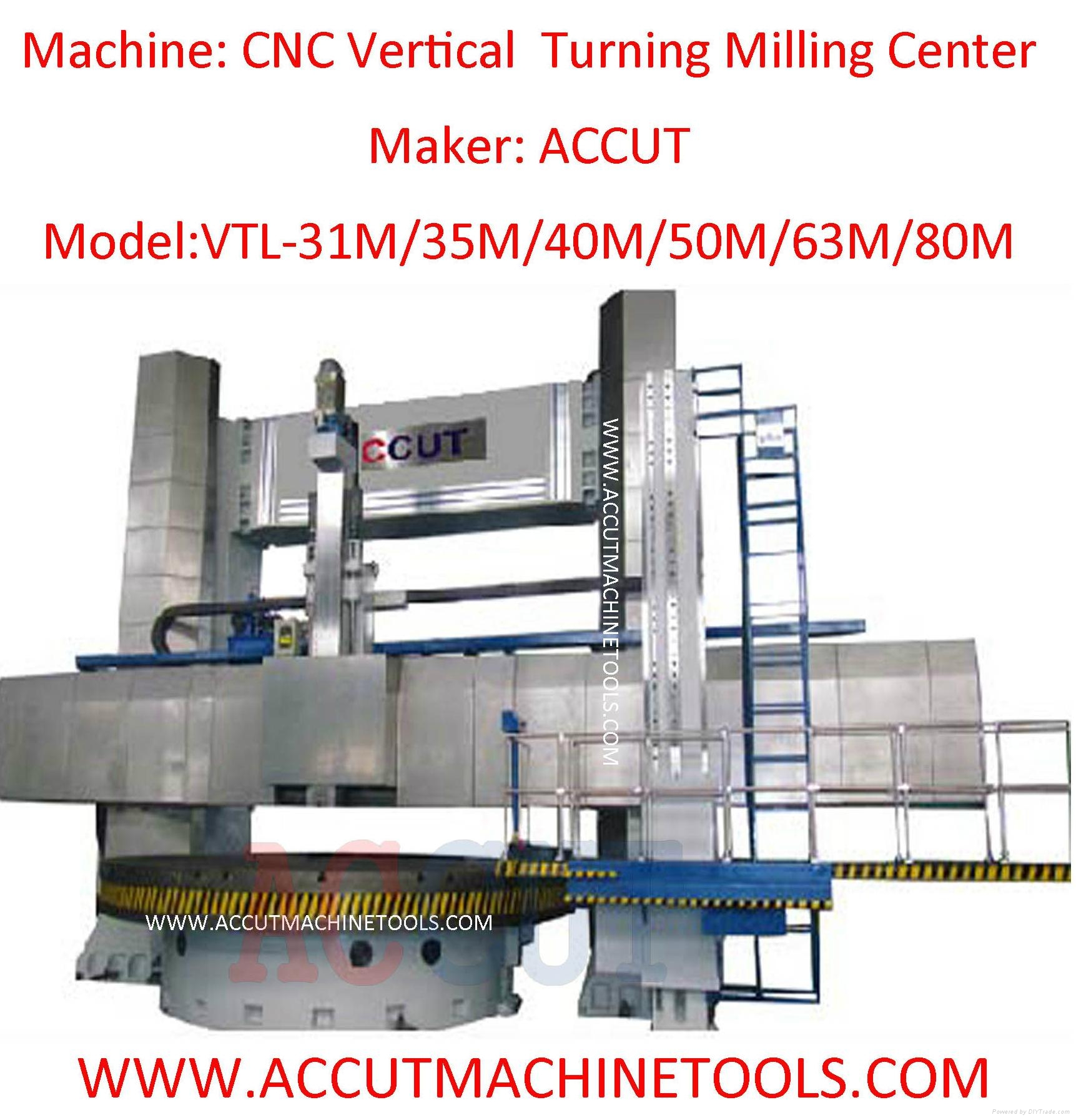 Vertical turning mill, CNC VTL with C axis 2