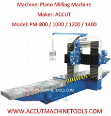 Milling machine, plano miller, conventional dro, fresadora portal