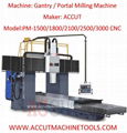 CNC gantry portal machining center,